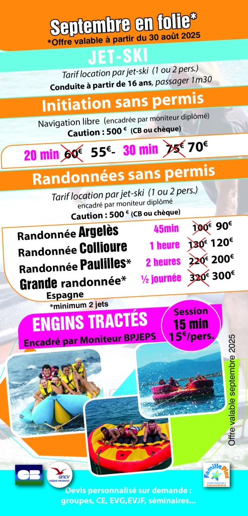 promo jet ski saint cyprien