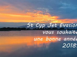 Photo de l'étang et voeux de St Cyp Jet Evasion